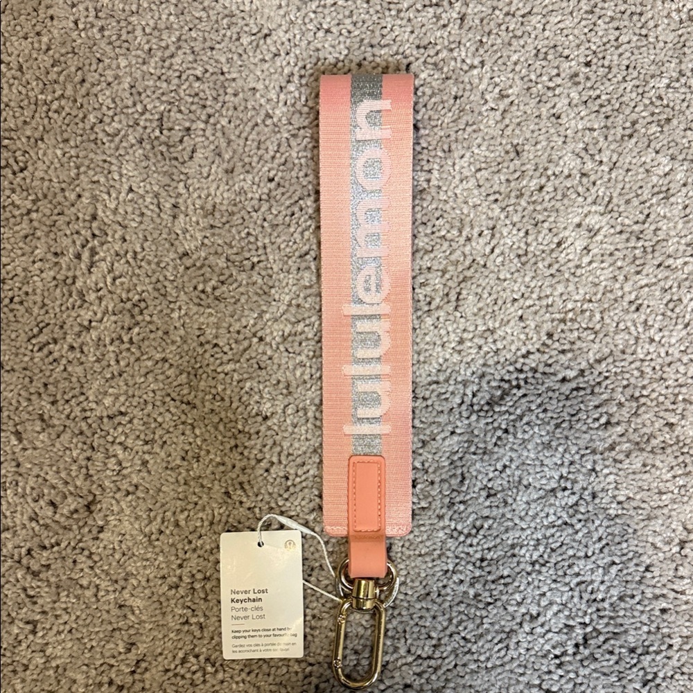 Lululemon Coral Keychain Holder